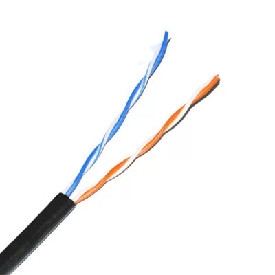 2組の24AWG 1000ft Cat5eの外的なケーブル、屋内ネットワーク ケーブルCat5eの速度