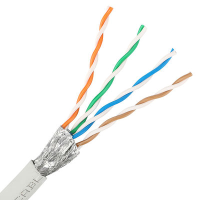 フィート多色刷り紀元前の26AWG FTP LSZH Cat5e LANケーブルのコンダクター1000