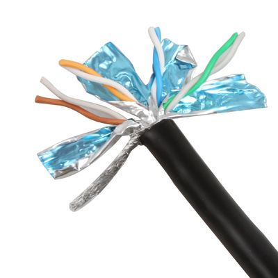 実用的な26AWG SFTP Cat7の屋外ケーブルの保護されたツイスト ペア