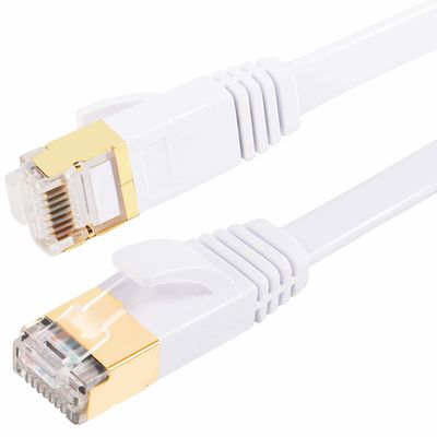 平らなイーサネット Cat7 パッチ コード SFTP によって保護された多目的白色