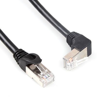 耐久Cat6 RJ45 SFTPは270度にイーサネット ケーブルをまっすぐに保護した