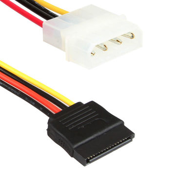 男女Y SATAのハード・ドライブ ケーブルのディバイダーのMolex 4 Pinの耐久財