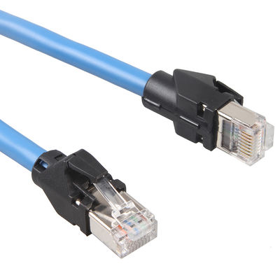 Cat6a S/FTPのイーサネット ケーブル チェーン ネットワーク ケーブル6フィートのRJ45ネットワークのコード パッチの産業抗力