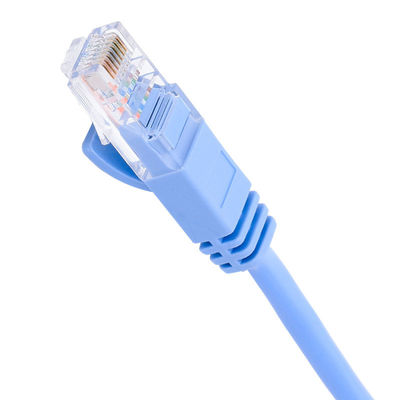 銅 24AWG パッチ コード Cat 5e、BC7/0.2 ポリ塩化ビニール ジャケット UTP Cat5e パッチ ケーブル