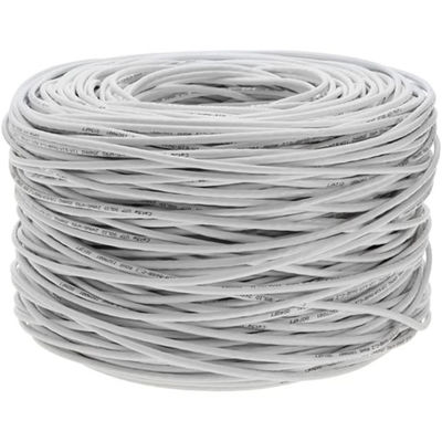 ODM Cat6a 24AWG CCAのイーサネット ケーブル、ポリ塩化ビニール ジャケット305m 1000ft 10Gbps
