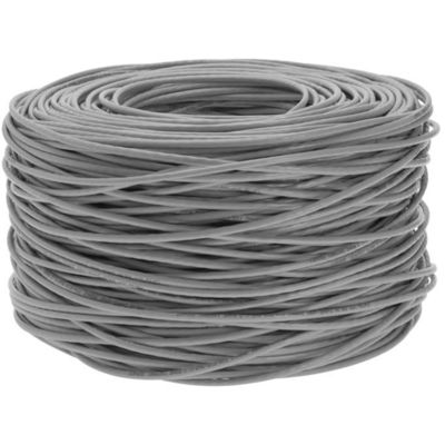ODM Cat6a 24AWG CCAのイーサネット ケーブル、ポリ塩化ビニール ジャケット305m 1000ft 10Gbps