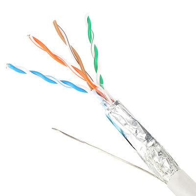 座礁させたワイヤーとの二重保護されたCat5e LANケーブルUTP SFTP 24AWG