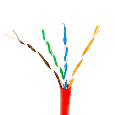2組の24AWG 1000ft Cat5eの外的なケーブル、屋内ネットワーク ケーブルCat5eの速度