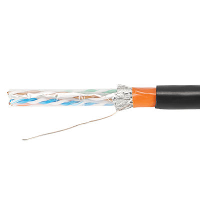 ポリ塩化ビニール ジャケットとの屋外23AWG Cat5e LANケーブルCat6 Cat6A Cat7 Cat7A