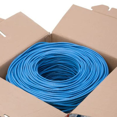 青0.57mm CAT6 FTPケーブル、実用的で純粋な銅Cat6ケーブル