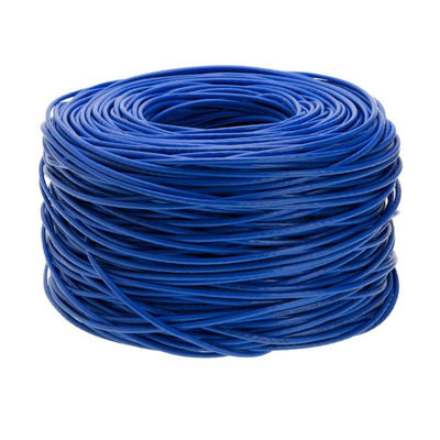 青0.57mm CAT6 FTPケーブル、実用的で純粋な銅Cat6ケーブル