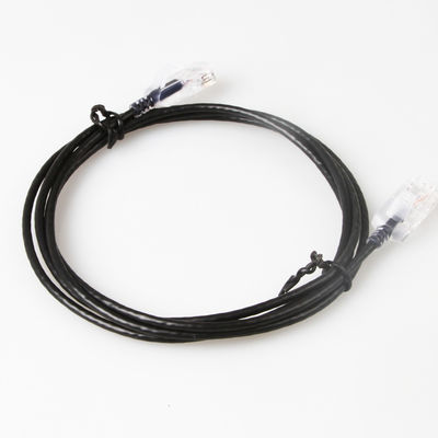 Snaglessの細い操業Cat6a RJ45 UTPの純粋な裸の銅10G 30AWGをパッチ・コード