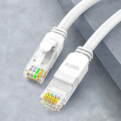 RJ45 コネクタが付いている OEM 24AWG Cat6 Lan ケーブル パッチ コード BC7 0.2 UTP PVC ジャケット