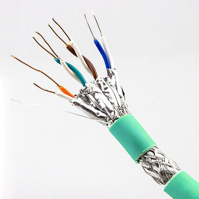 23AWG ネットワーク Cat6a Lan ケーブル二重シールド STP SFTP イーサネット