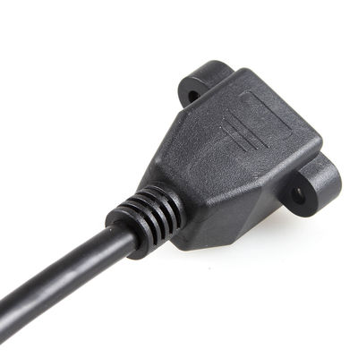 安定した猫6aはイーサネット ケーブル、ねじパネルの台紙が付いているRJ45延長ケーブルを保護した