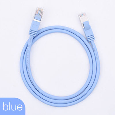 屋内イーサネットCat5e RJ45コネクターが付いている100m FTP STPポリ塩化ビニール ジャケットをパッチ・コード