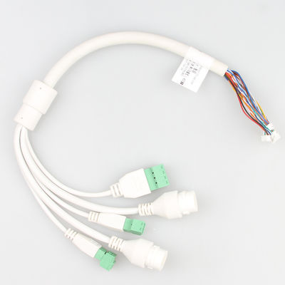 黒いイーサネット カメラLANはRJ45+3.81多目的馬小屋をケーブルで通信する