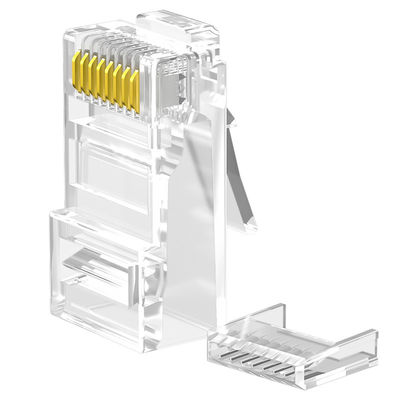 耐久のPC RJ45 Cat6のコネクター、8P8CはCAT6 UTPのコネクターを保護した