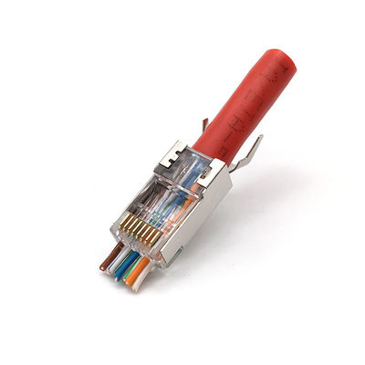UTPのイーサネット電線のコネクターRJ45のプラグ適合CAT5 CAT6