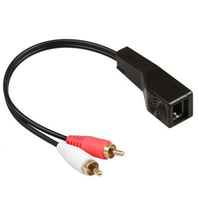 RCAのオーディオ信号3.5 MMのステレオ ケーブル赤く白い色適合Cat5 Cat6 Cat7 Cat8
