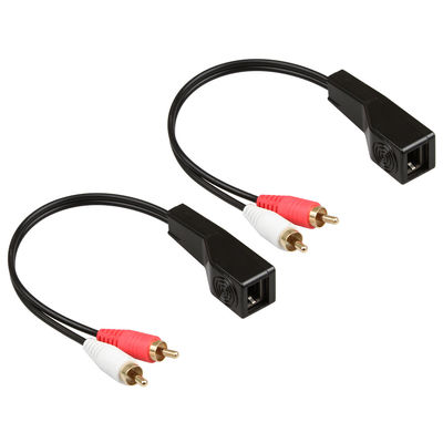 Cat7 Cat8ステレオの2 RCAの裸の銅への注文ワイヤー アセンブリ ステレオ2 RCA