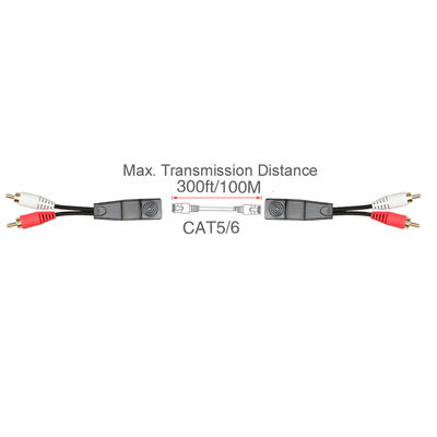 Cat7 Cat8ステレオの2 RCAの裸の銅への注文ワイヤー アセンブリ ステレオ2 RCA