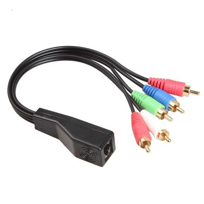 RJ45ステレオの可聴周波Cat5 Cat6のエクステンダーが付いている注文ワイヤー アセンブリへのRCA
