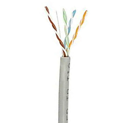 Cat6aは1000のFtのイーサネットLAN 23AWG 0.58mm固体銅500Mzhポリ塩化ビニールLSZHのジャケットをケーブルで通信する