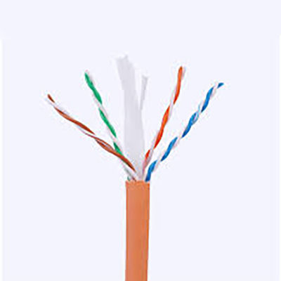Cat6aは1000のFtのイーサネットLAN 23AWG 0.58mm固体銅500Mzhポリ塩化ビニールLSZHのジャケットをケーブルで通信する