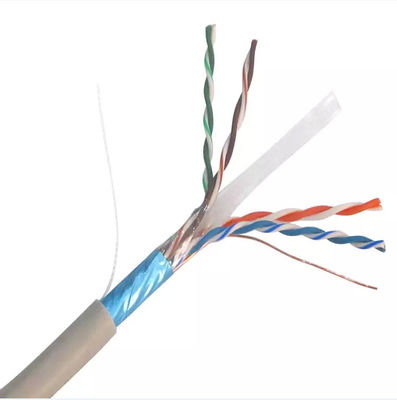 屋内 CCA Cat 6 FTP イーサネット Lan ケーブル 4 対 305m 長さの高速