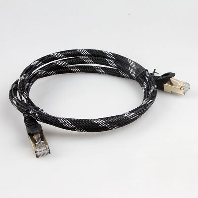 10Gbps 編組ネットワーク ケーブル、ギガビット イーサネットのための RJ45 Cat 7 ケーブル