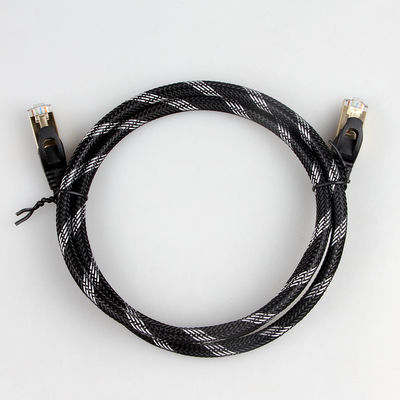 10Gbps 編組ネットワーク ケーブル、ギガビット イーサネットのための RJ45 Cat 7 ケーブル