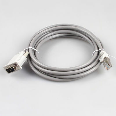 CAT5EのイーサネットDB9女性の灰色色への産業ワイヤー馬具26AWG 8P8C RJ45