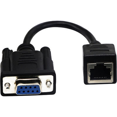 RS232ケーブルへのCat5 Cat6 RJ45、DB9 9 Pinの産業イーサネット ケーブル アセンブリ