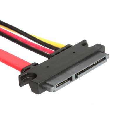 HDDのための安定した延長SATA 3ケーブル、女性7+15 Pin SATA 3.0 6gbpsへの男性
