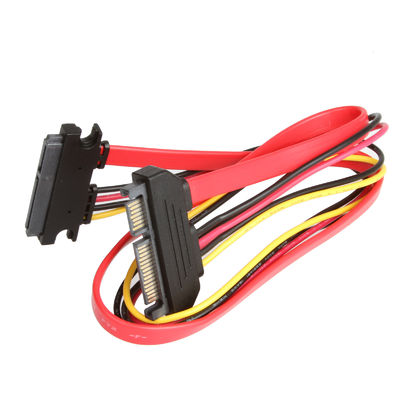 HDDのための安定した延長SATA 3ケーブル、女性7+15 Pin SATA 3.0 6gbpsへの男性