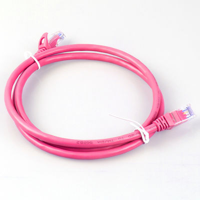 26AWG FTP UTP Cat6aの多目的4組の赤い色パッチ・コード