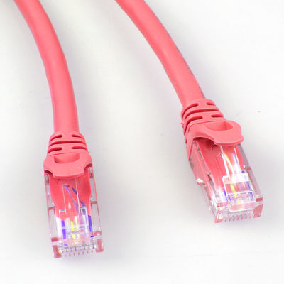 26AWG FTP UTP Cat6aの多目的4組の赤い色パッチ・コード