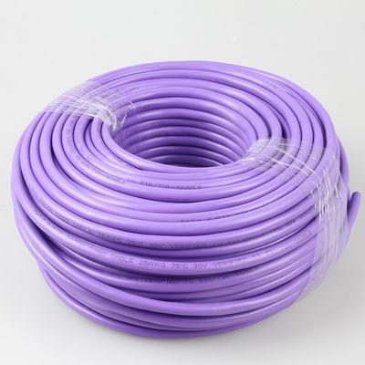 紀元前のOEMネットワークCat7 LANケーブル高速20Gbps 24AWG S/FTPポリ塩化ビニール ジャケット4組