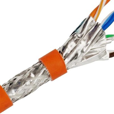 ポリ塩化ビニール ジャケットのイーサネットCat7 LANケーブルのHDPEの絶縁材の裸の銅