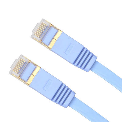 30 AWG実用的で平らなUTPのケーブル、RJ45 CAT6超薄いパッチ ケーブル