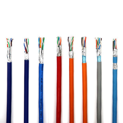 実用的な多色刷りUTP Cat5e CCA、0.95mm銅の覆われたアルミニウムCat5e 8組