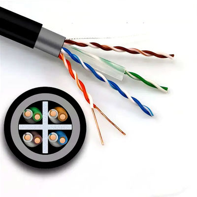 屋外のための二重外装Cat6 LANケーブルUTPネットワークの純粋な銅
