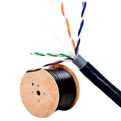 屋外のための二重外装Cat6 LANケーブルUTPネットワークの純粋な銅